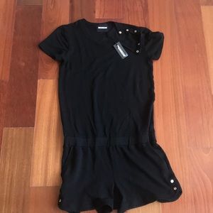 Black cotton Monrow romper